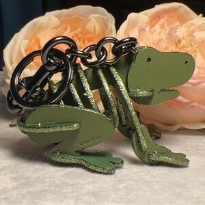 NWOT Coach Small Froggy Bag Charm 21514
